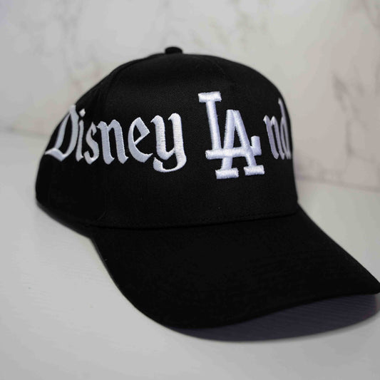 Black Disney'LA'nd 5 Panel Snapback